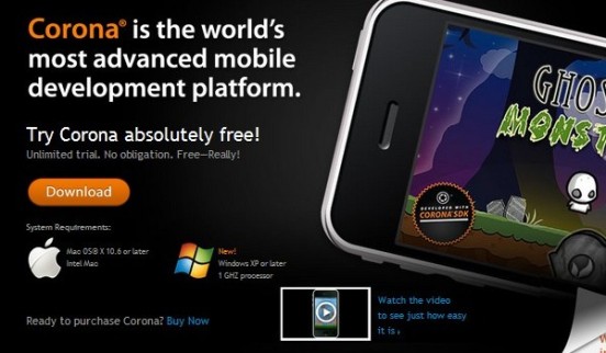 Tools For Mobile Application Development corona_sdk