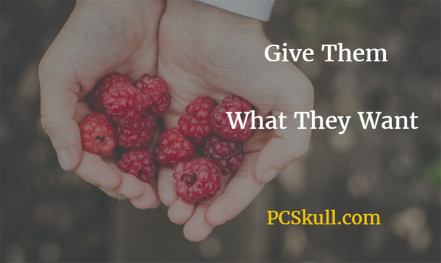 user wants from android app