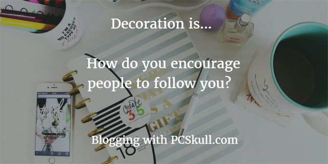 encourage people with blog