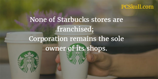 Type of Business is Starbucks