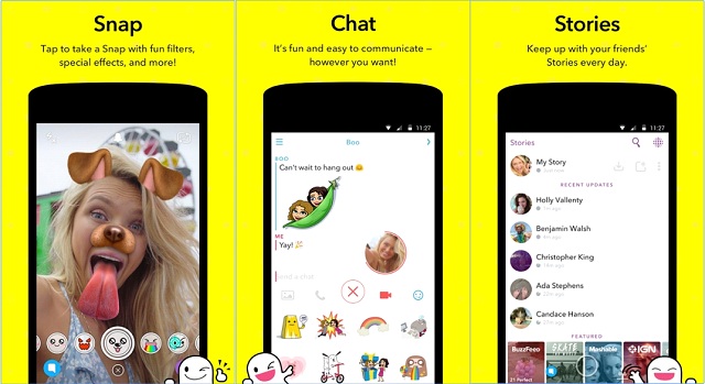 Snapchat Photo Sharing Apps for Android