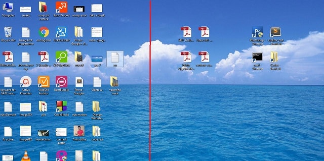 Cluttered Desktop vs free