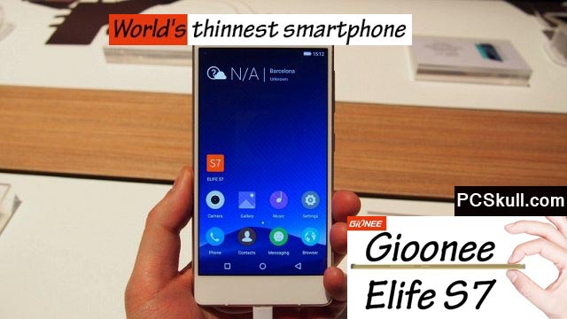 Buy the Worlds Slimmest Mobile Elife S7 Easily from Online Shops